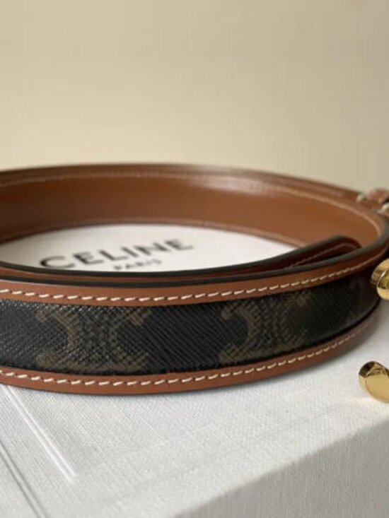 Celine Triomphe Belt 25mm 95cm main image 7